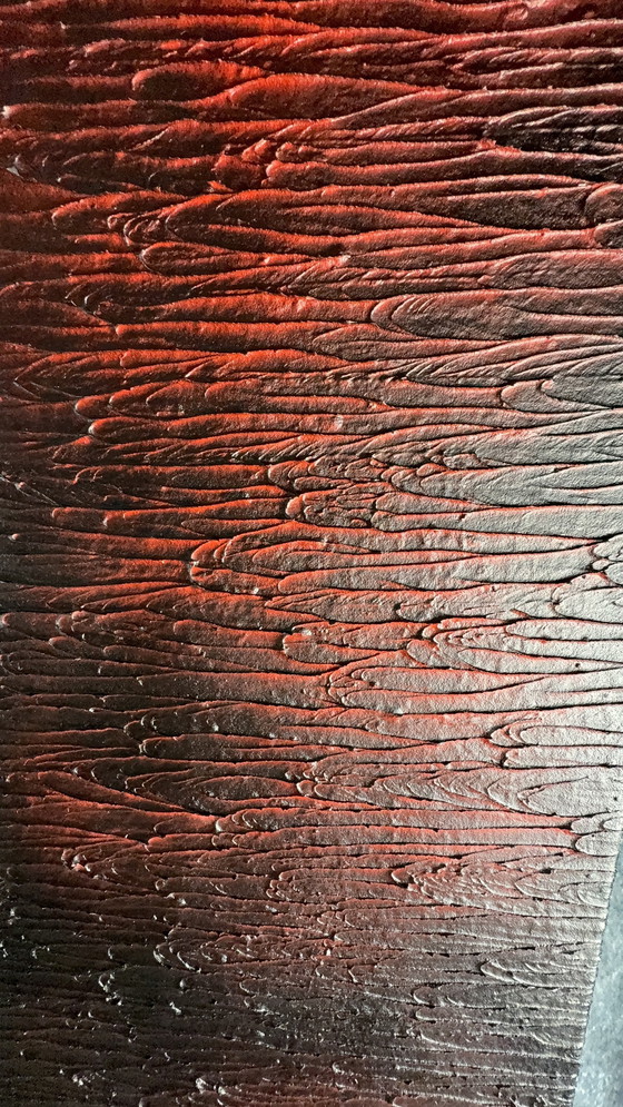 Image 1 of Rotan Hunt "Pink Aware" Murale UV a luce nera