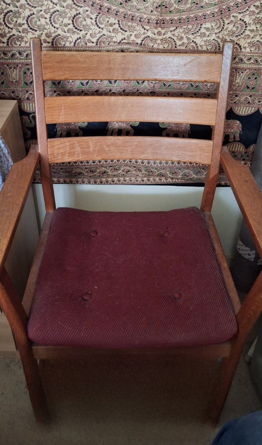 6x KP Mobler Kurt Ostervig chaises de salle à manger