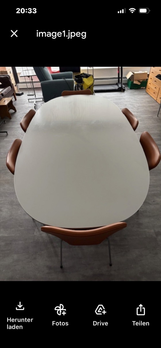 Image 1 of 6x Arne Jacobsen 3207 Fritz Hansen