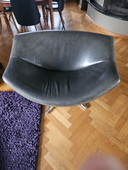 Label Gigi black leather