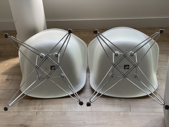 Image 1 of 2x Vitra Eames Plastic Armchair RE DAR