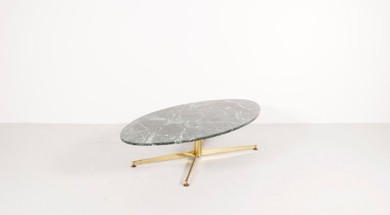 Image 1 of COUCHTISCH MARMOR MESSING MICHEL KIN ITALIEN 1960 ARFLEX VERLAG