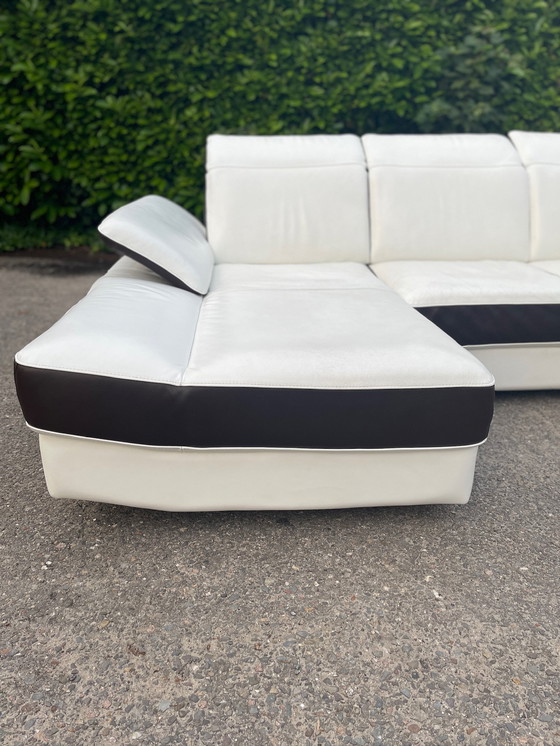 Image 1 of Schönes Chateau d'Ax Echtes Leder Ecksofa