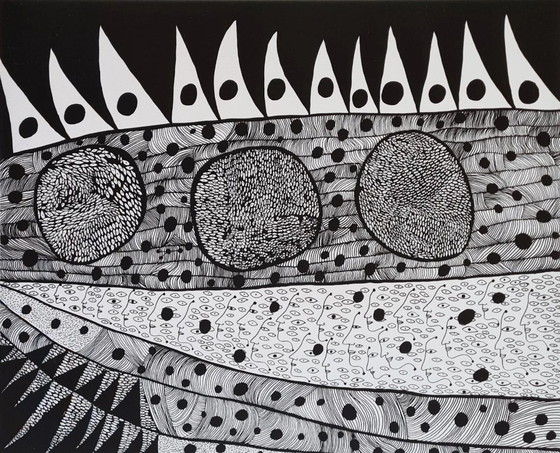 Image 1 of Nach Yayoi Kusama, Aufwachen, Lithografie, 1990er Jahre
