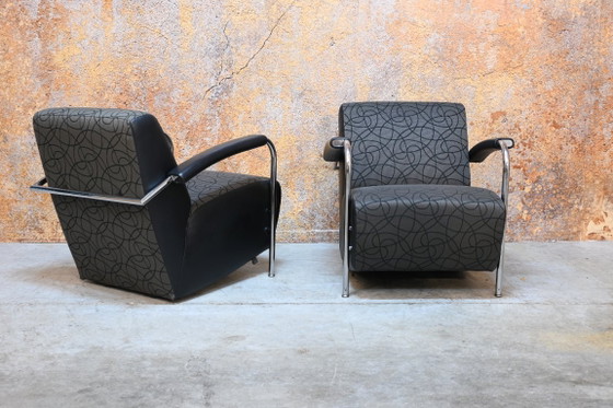 Leolux Scylla design fauteuils  Prijs per stuk – Textiel (photo 4 of 9)