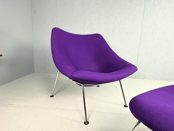 Image 1 of Sillón y reposapiés Pierre Paulin F157 "Big Oyster" para Artifort, 1964
