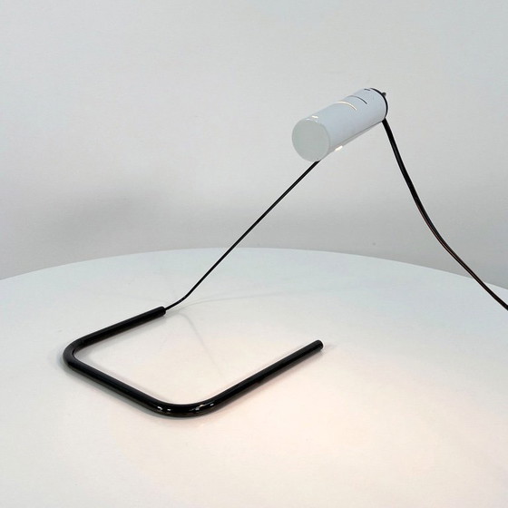 Slalom Desk Lamp by Vico Magistretti for Oluce, 1980s, Metal, Black (photo 8 of 8)