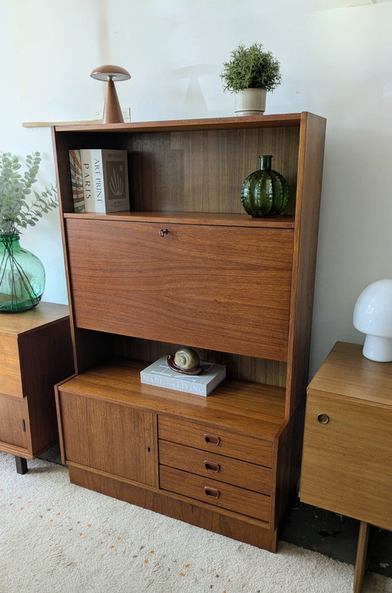 Image 1 of Vintage midcentury wandkast, wandmeubel 