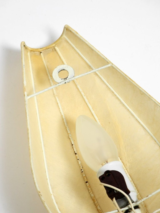 Image 1 of Beautiful 1960s Cocoon wall lamp with pull switch
