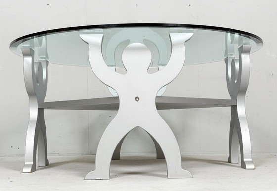 Image 1 of Mesa de centro/auxiliar al estilo de Keith Haring, años 80