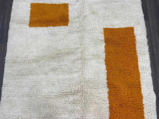 Handgeknüpfter Teppich aus reiner Wolle, traditionelle Handwerkskunst, Größe 2/3 M – Accupunto (photo 6 of 7)