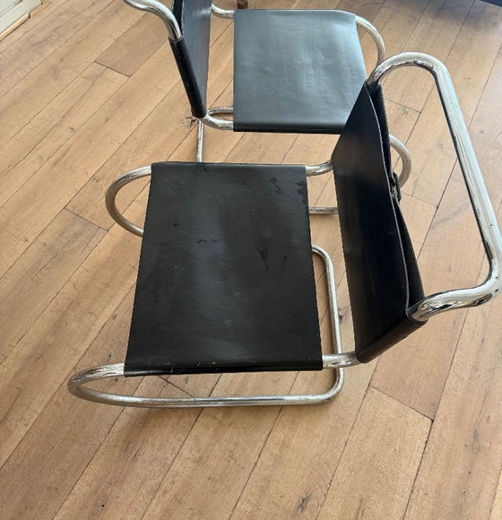 Image 1 of Zwei Röhrenstühle MR10 Ludwig Mies van der Rohe von Bononia