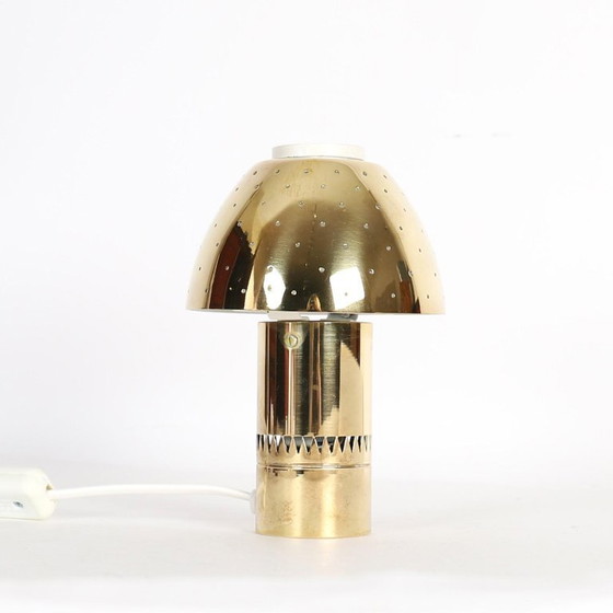 Image 1 of Hans-agne Jakobsson pair of Scandinavian lamps b-221 brass