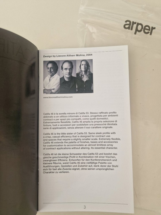 Image 1 of Arper Catifa Chair Set of 4