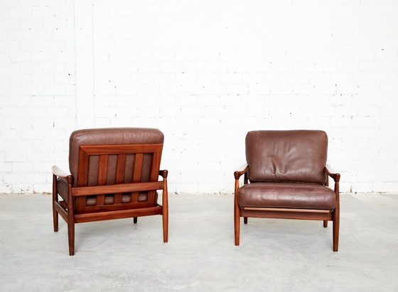 Coppia di Easy Chairs Modello 'Kolding' di Erik Wørts per IKEA – Poltrone, Leather (photo 2 of 16)