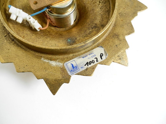 Image 1 of Lampade da parete o da soffitto in bronzo con design a stella spaziale anni '60