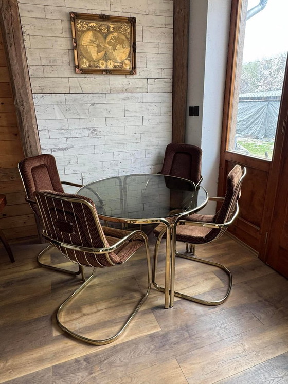 Set da pranzo in rame di Gastone Rinaldi, anni '70, Set di 5 – Italian Design (photo 5 of 6)