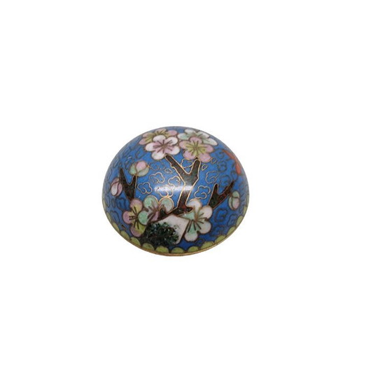 Image 1 of pilulier chinois cloisonné