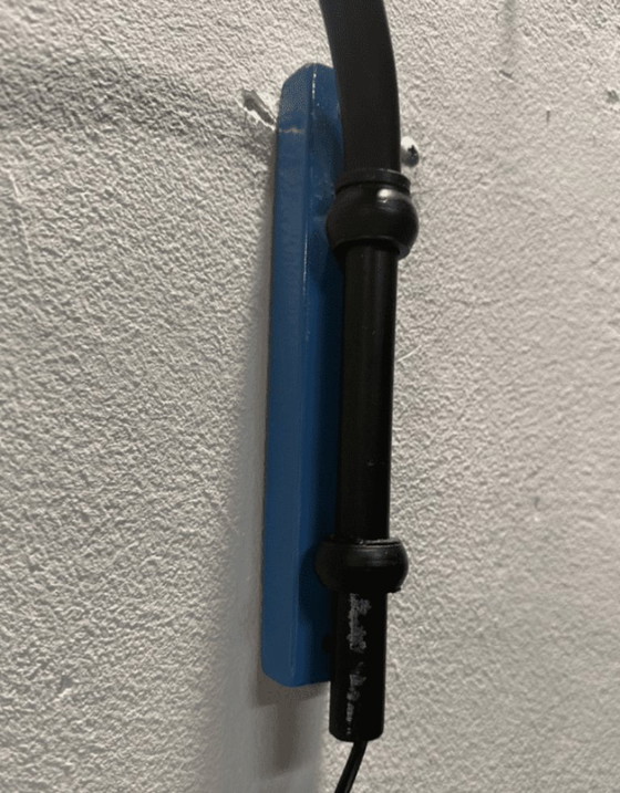 Lampada da parete vintage, anni ’70, Applique, Metallo, Blu, Modern (foto 4 di 7)