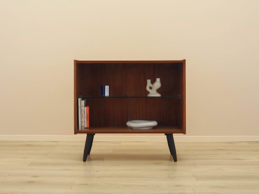 Vitrina danesa con puertas correderas de cristal, chapa de caoba, década de 1970. – vitrinekasten, Wood (photo 2 of 15)