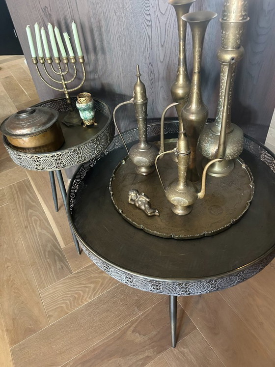 Image 1 of Mica Decorations Beistelltisch „Lagune“ – rund – Bronze