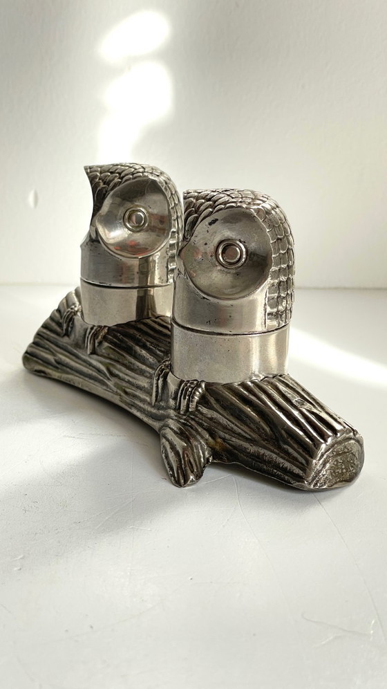 Image 1 of Service M.H. SEL POIVRE Metal Argenté VINTAGE