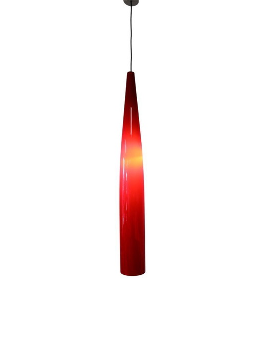 Lampe suspendue de Murano pour Vistosi, 1960