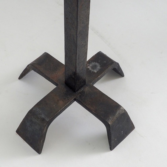 Image 1 of Wrought Iron Standing Candle Stick Holder