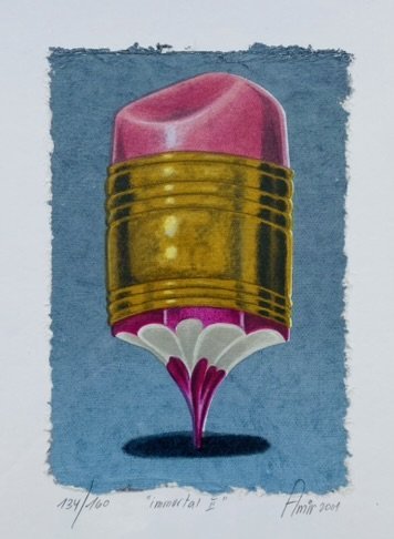 Sharon Amir - Lápiz rosa serigrafiado