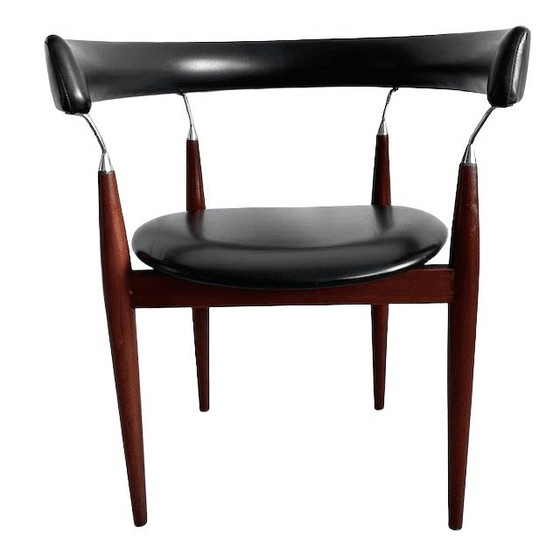 Image 1 of Set of vintage Rondo Jan Lunde Knutsen Sørli Fabrikker dining room chairs mid-century 1960's