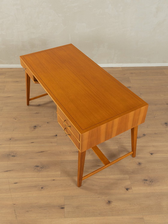 Image 1 of 50er Jahre Freistehender Schreibtisch von Georg Satink für WK Möbel
