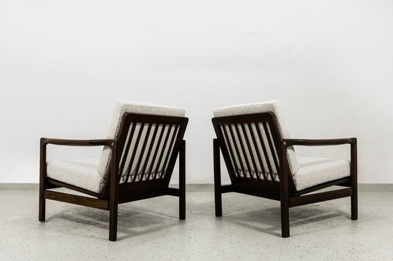 Image 1 of Fauteuils modernes du milieu du siècle par Zenon Bączyk, années 1960, lot de 2
