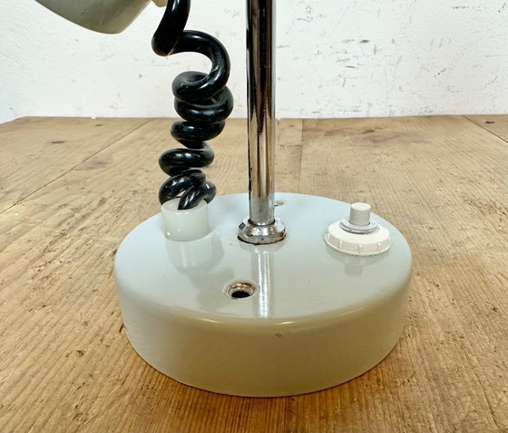 Image 1 of Vintage Grey Metal Wall Lamp by Josef Hurka for Napako, 1970s