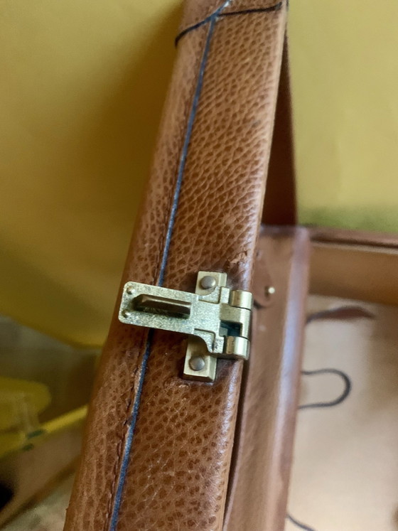 Iconique Vanity-case LANCEL modèle Kevin - années 70, Autres sacs, Marron (photo 9 sur 13)