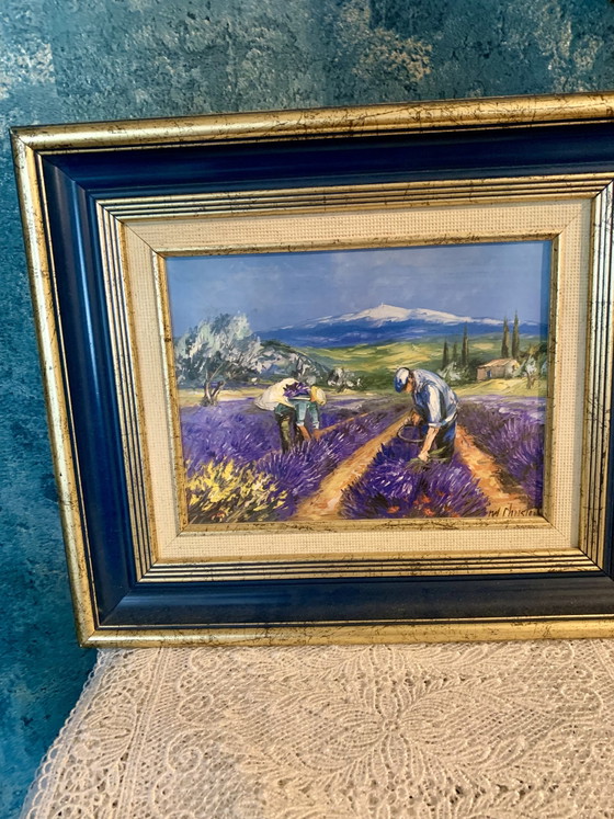 Provence - Lavender Harvest by Michel Christophe – Paintings & Drawings, Wood, Canvas (photo 4 of 14)