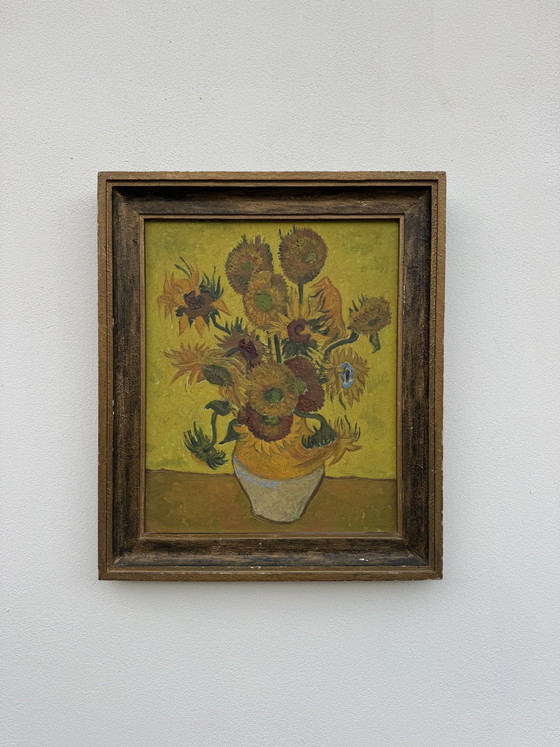 Gemälde Sonnenblumen nach Van Gogh – Gemälde & Zeichnungen, Wood (photo 12 of 15)