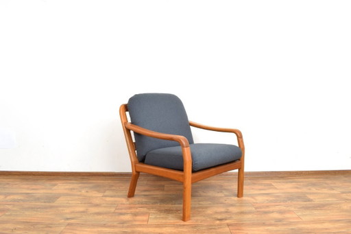 Mid-Century Danish Teak Armchair from Dyrlund, 1970s – fauteuils, Textile, Wood