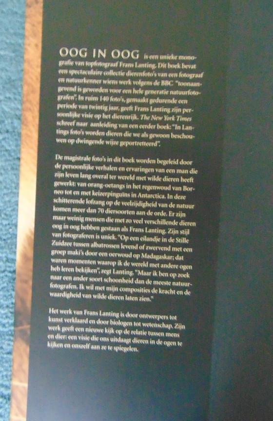 Image 1 of Frans Lanting - Eye in eye photo book