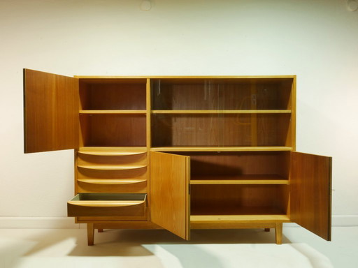 Vintage dressoir/woonkamerkast, jaren 60, Hellerau Möbel, Duitsland