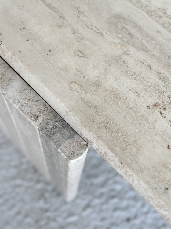 Image 1 of Vintage Travertine Coffee Table, 1980's