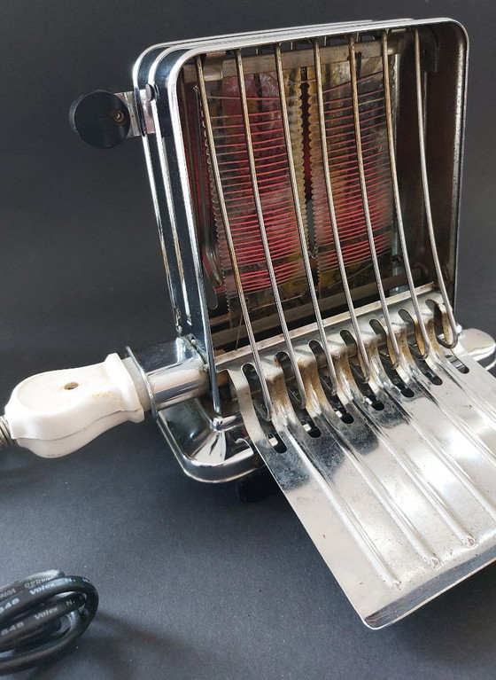 Image 1 of Two Inventum vintage chrome toasters