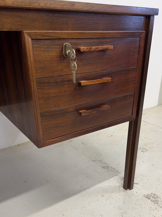 Image 1 of Bureau en bois de rose par Kai Kristiansen pour FM Møbler