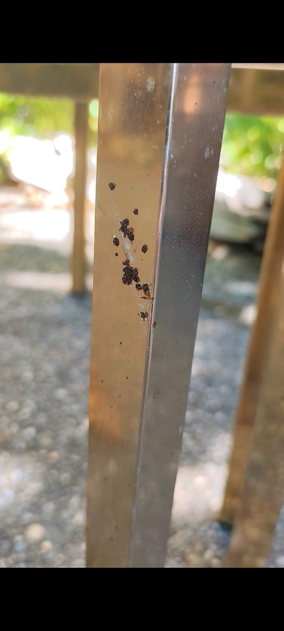 Image 1 of Trio di tavolini impilabili completamente rinnovati