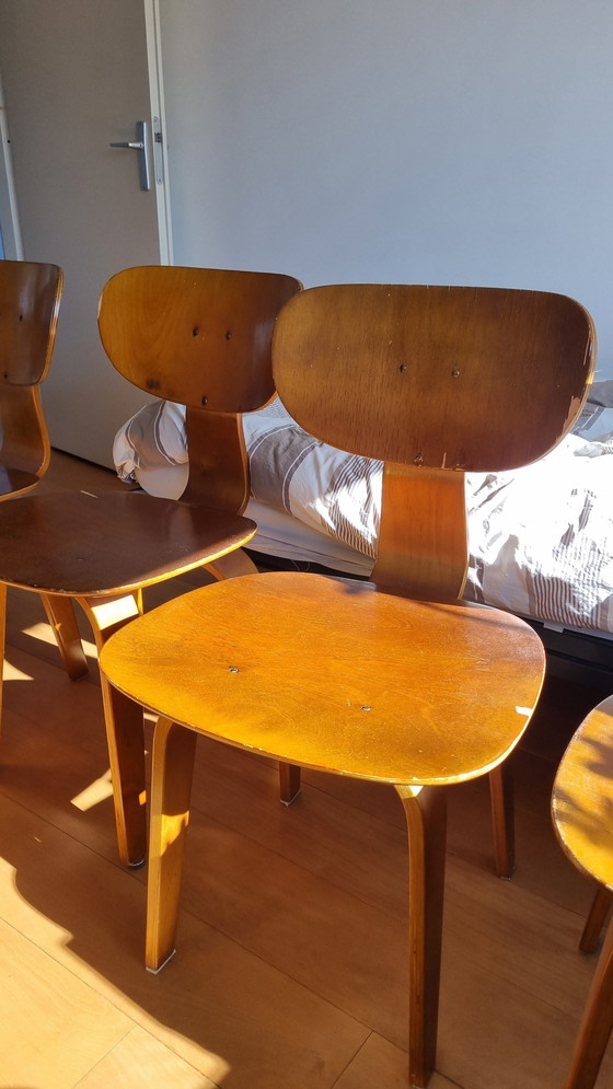 Image 1 of 4 Eetkamer Stoelen Pastoe Ontwerp Van Cees Braakman