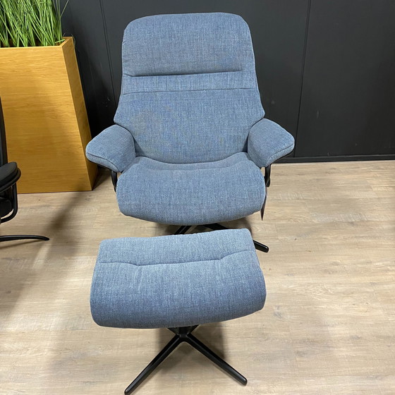 Image 1 of Sillón reclinable Stressless Sunrise L con reposapiés