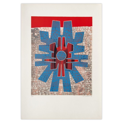 Jimmy ERNST Komposition abstrakt I Signierte Lithografie 1972