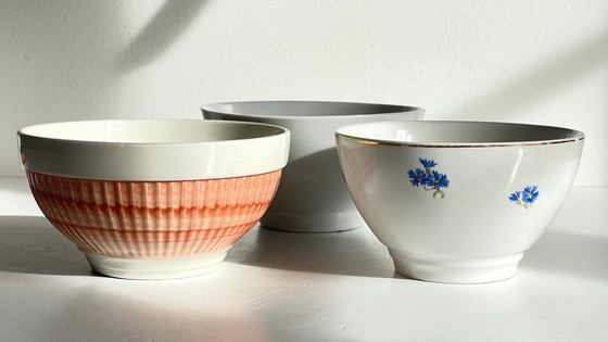 Image 1 of Vintage Ceramic Blueberry Bowls
