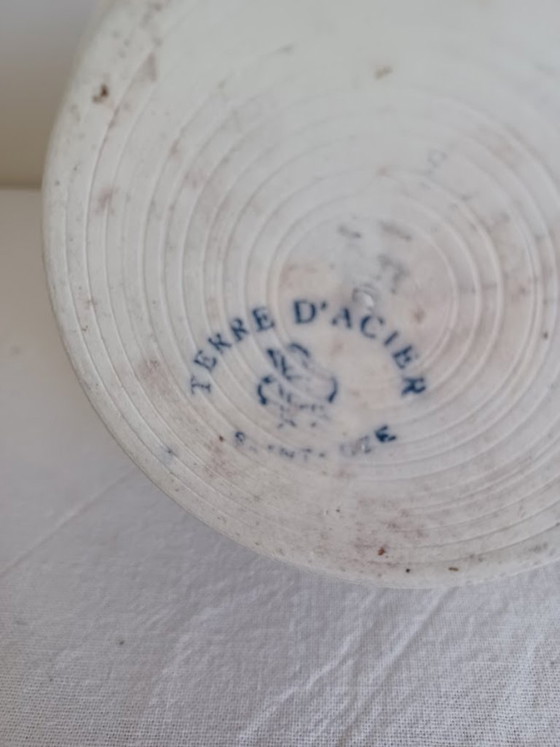 Image 1 of Antica caraffa Saint-Uze a Terre d'Acier — Revol, ca. 1880-1920