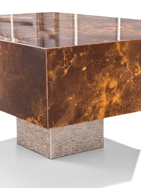 Guy Lefèvre für Ligne Roset Couchtisch aus den 1970er Jahren – „Solar Flare“, Lack- und Metallgestell (photo 8 of 12)