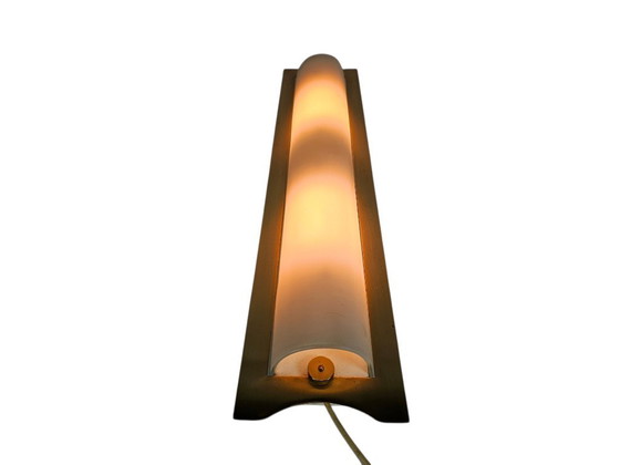 Image 1 of EF Frantzen - lampada da parete - vetro smerigliato - ottone - Danimarca - anni '90